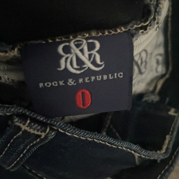 Rock & Republic bootcut low rise jeans size 0 - Picture 2 of 3